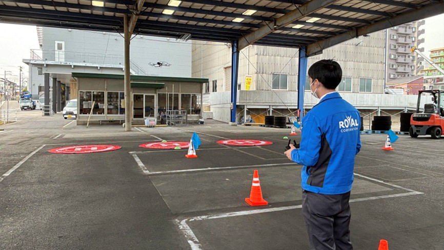 ロイヤルドローンスクール福山校の外観