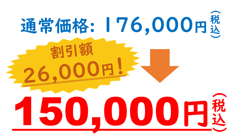 JUIDA標準2日間コース値引き額